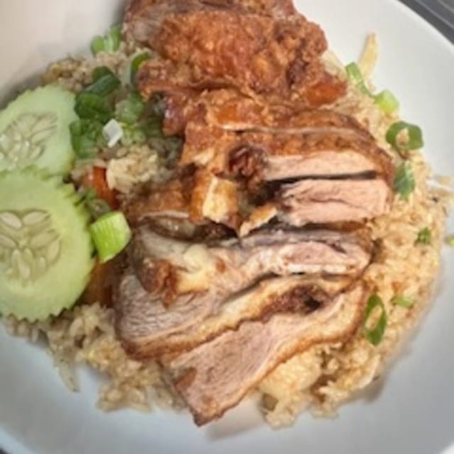 Crispy Duck Fried Rice.