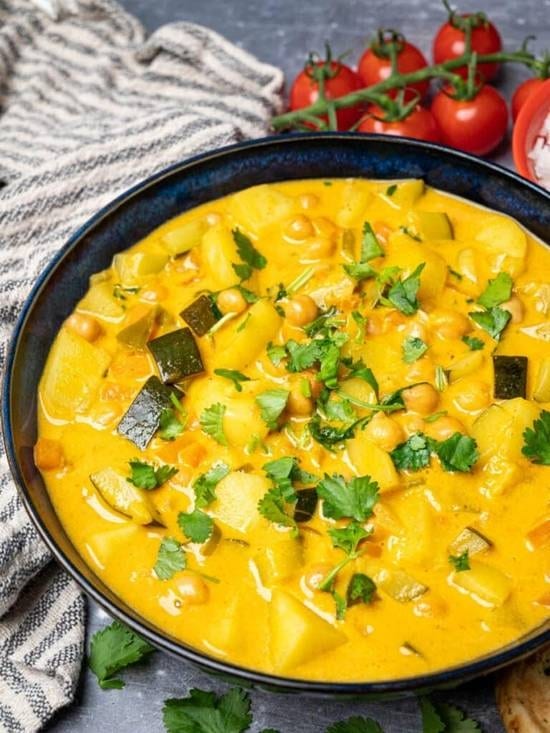 Vegan Yellow curry.