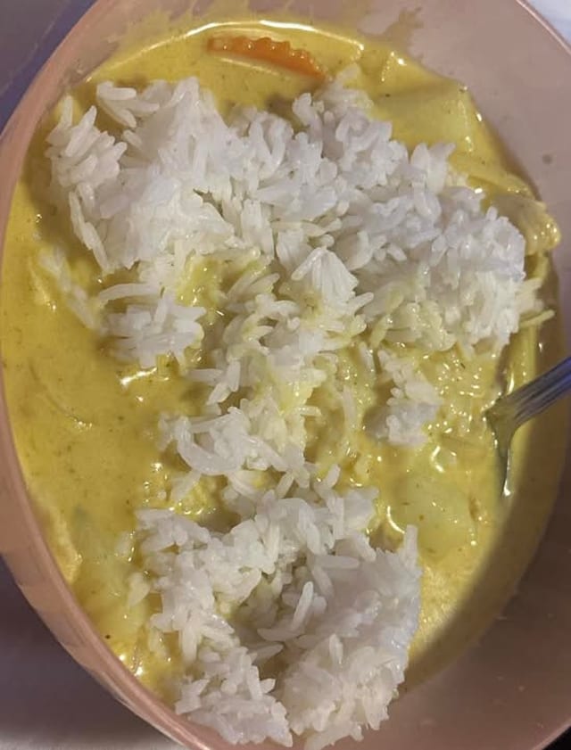 Lunch special Yellow Curry.